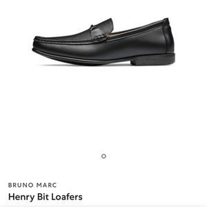 Bruno Marc Henry Loafers - Brand New - Black - Size 7